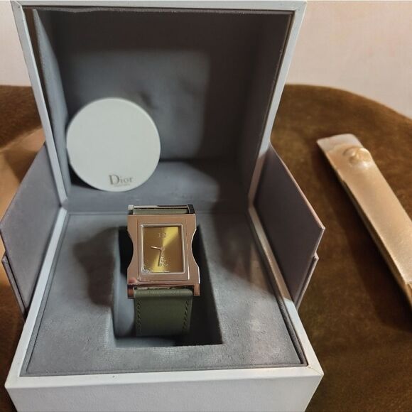 Dior Chris Sunray Bronze Dial Quartz Watch in EUC with Box UNISEX - Picture 1 of 13